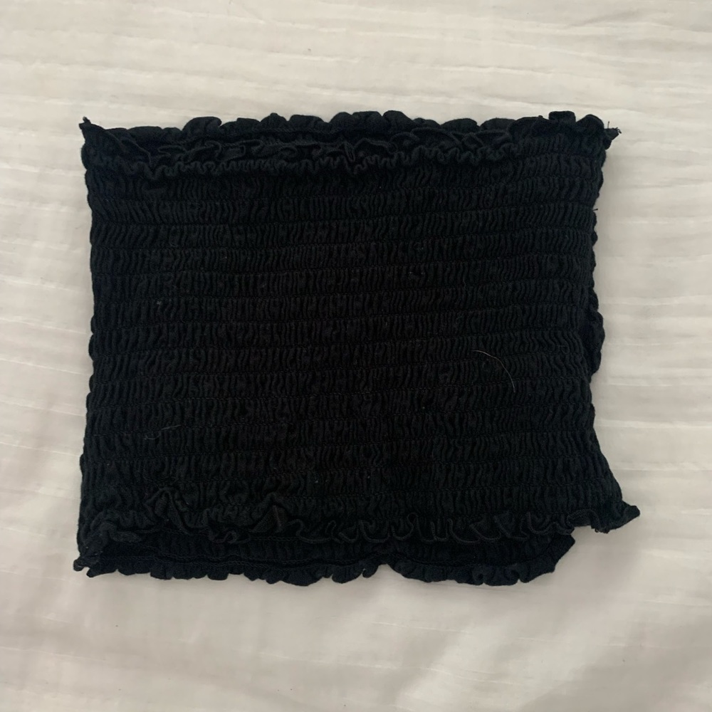 Wild Fable Black Strapless Top